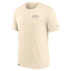 Seattle Seahawks Glory Tri-Blend T-Shirt - Cream - Nike