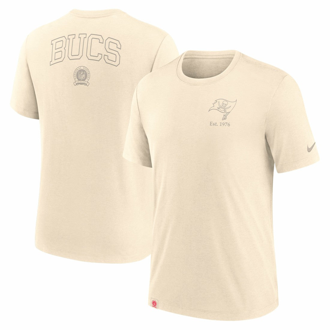 Tampa Bay Buccaneers Glory Tri-Blend T-Shirt - Cream - Nike
