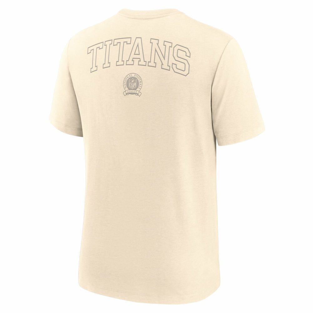 Tennessee Titans Glory Tri-Blend T-Shirt - Cream - Nike