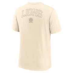 Detroit Lions Glory Tri-Blend T-Shirt - Cream - Nike