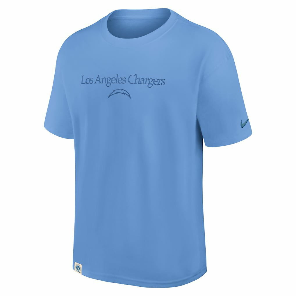 Los Angeles Chargers Glory Max90 T-Shirt - Powder Blue - Nike