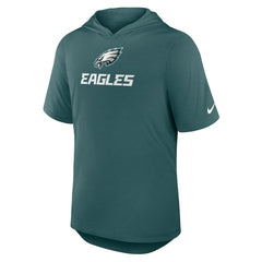 Philadelphia Eagles Lockup Tri-Blend Hoodie T-Shirt - Midnight Green - Nike
