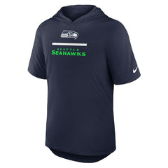 Seattle Seahawks Lockup Tri-Blend Hoodie T-Shirt - College Navy - Nike