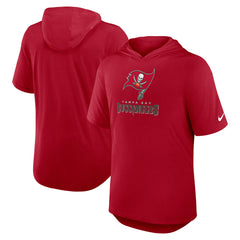 Tampa Bay Buccaneers Lockup Tri-Blend Hoodie T-Shirt - Red - Nike
