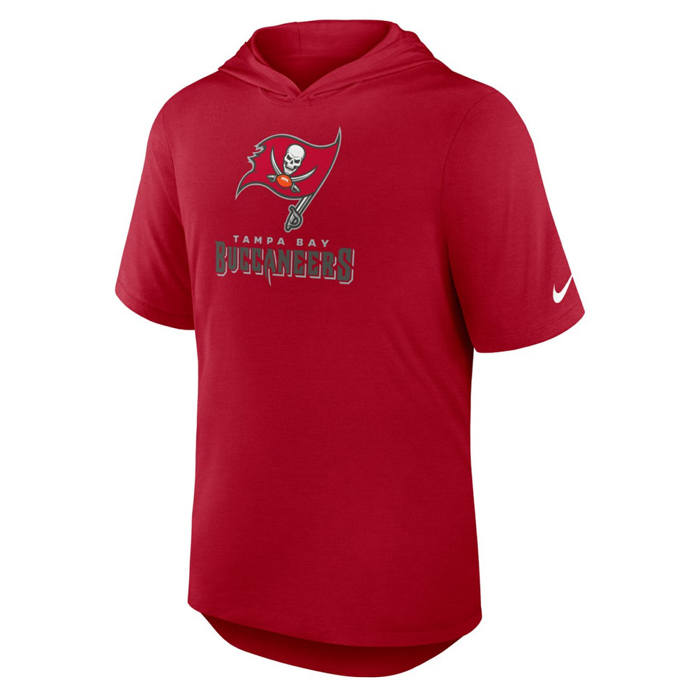 Tampa Bay Buccaneers Lockup Tri-Blend Hoodie T-Shirt - Red - Nike