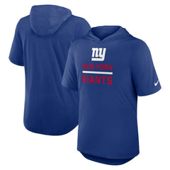 New York Giants Lockup Tri-Blend Hoodie T-Shirt - Royal - Nike