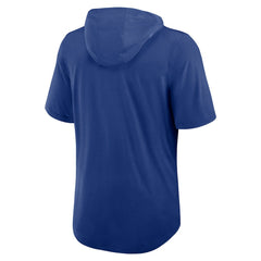 New York Giants Lockup Tri-Blend Hoodie T-Shirt - Royal - Nike
