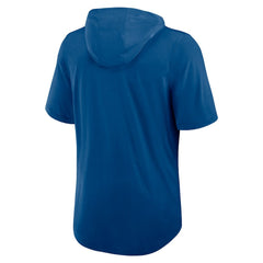 Indianapolis Colts Lockup Tri-Blend Hoodie T-Shirt - Royal - Nike