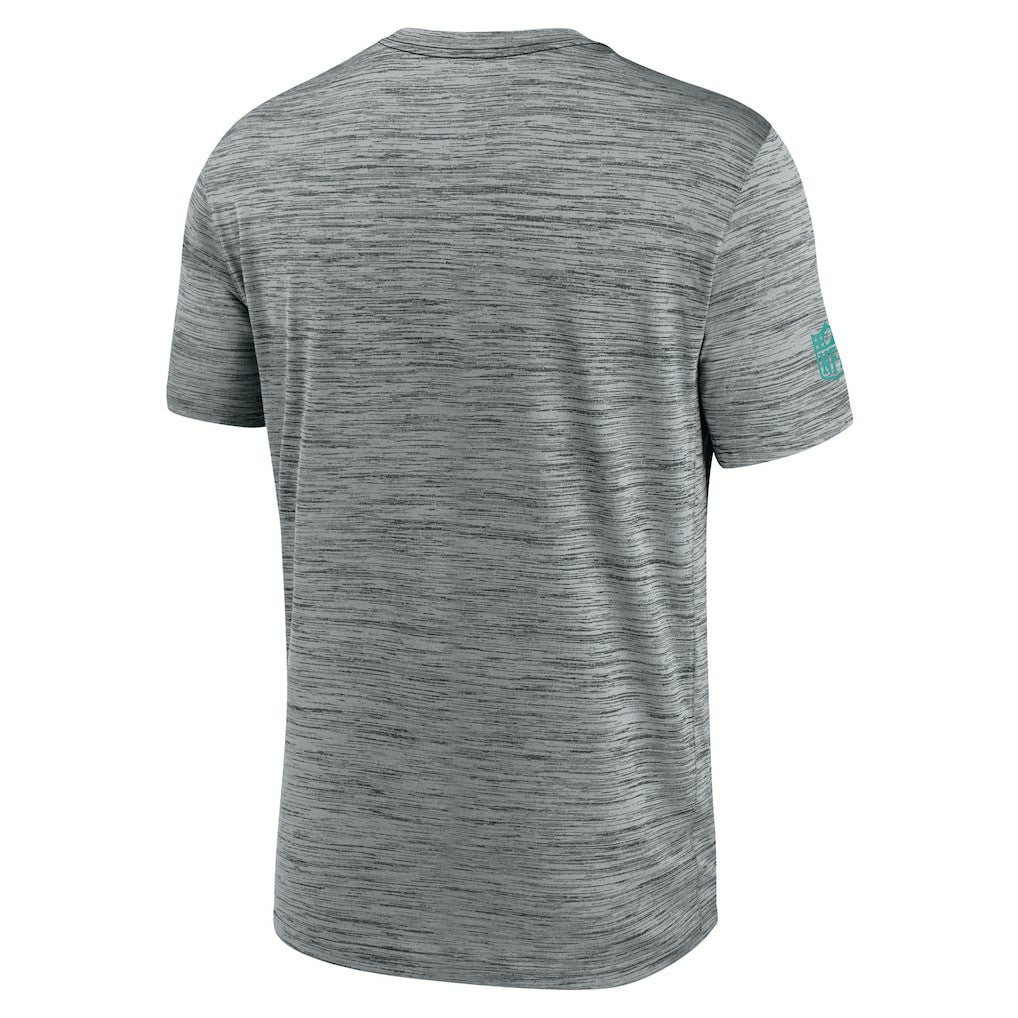 Miami Dolphins Sideline Velocity Dri-FIT T-Shirt - Gray - Nike