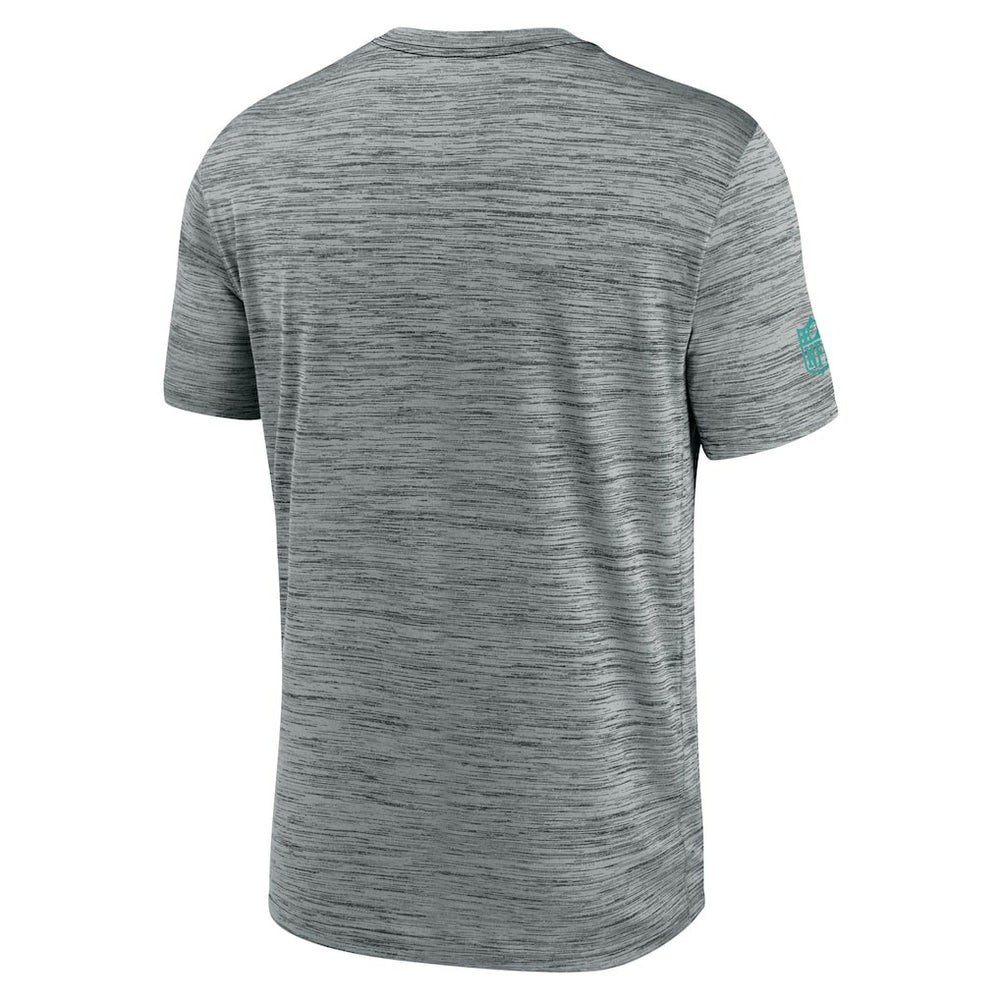 Miami Dolphins Sideline Velocity Dri-FIT T-Shirt - Gray - Nike