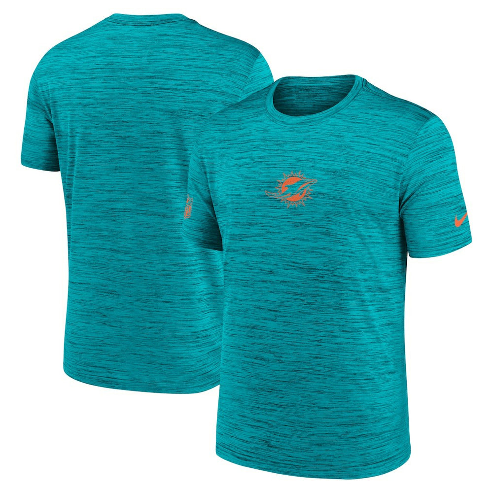 Miami Dolphins Sideline Velocity Dri-FIT T-Shirt - Aqua - Nike