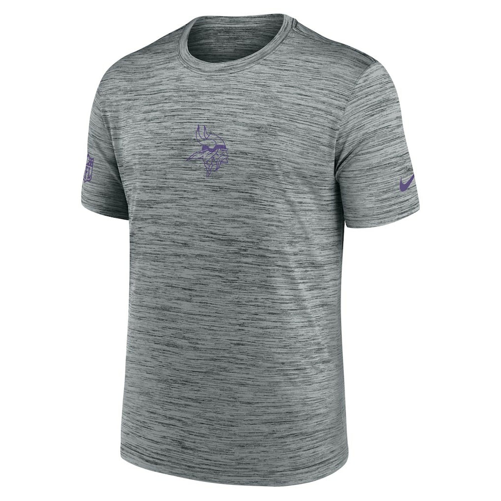 Minnesota Vikings Sideline Velocity Dri-FIT T-Shirt - Gray - Nike