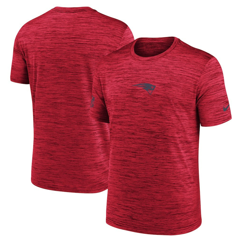 New England Patriots Sideline Velocity Dri-FIT T-Shirt - Red - Nike