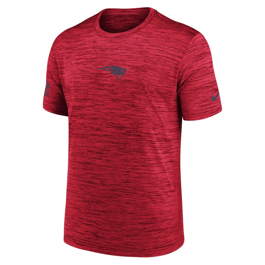 New England Patriots Sideline Velocity Dri-FIT T-Shirt - Red - Nike