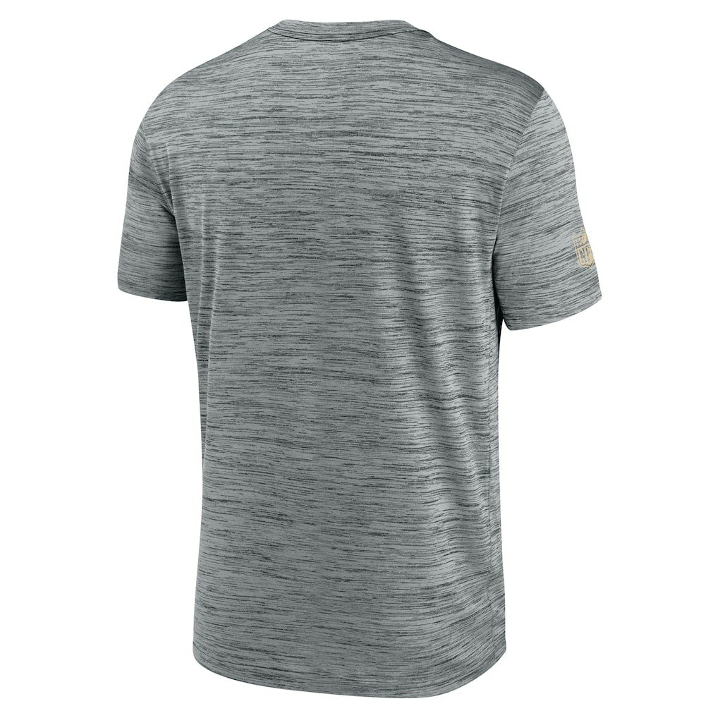 New Orleans Saints Sideline Velocity Dri-FIT T-Shirt - Gray - Nike
