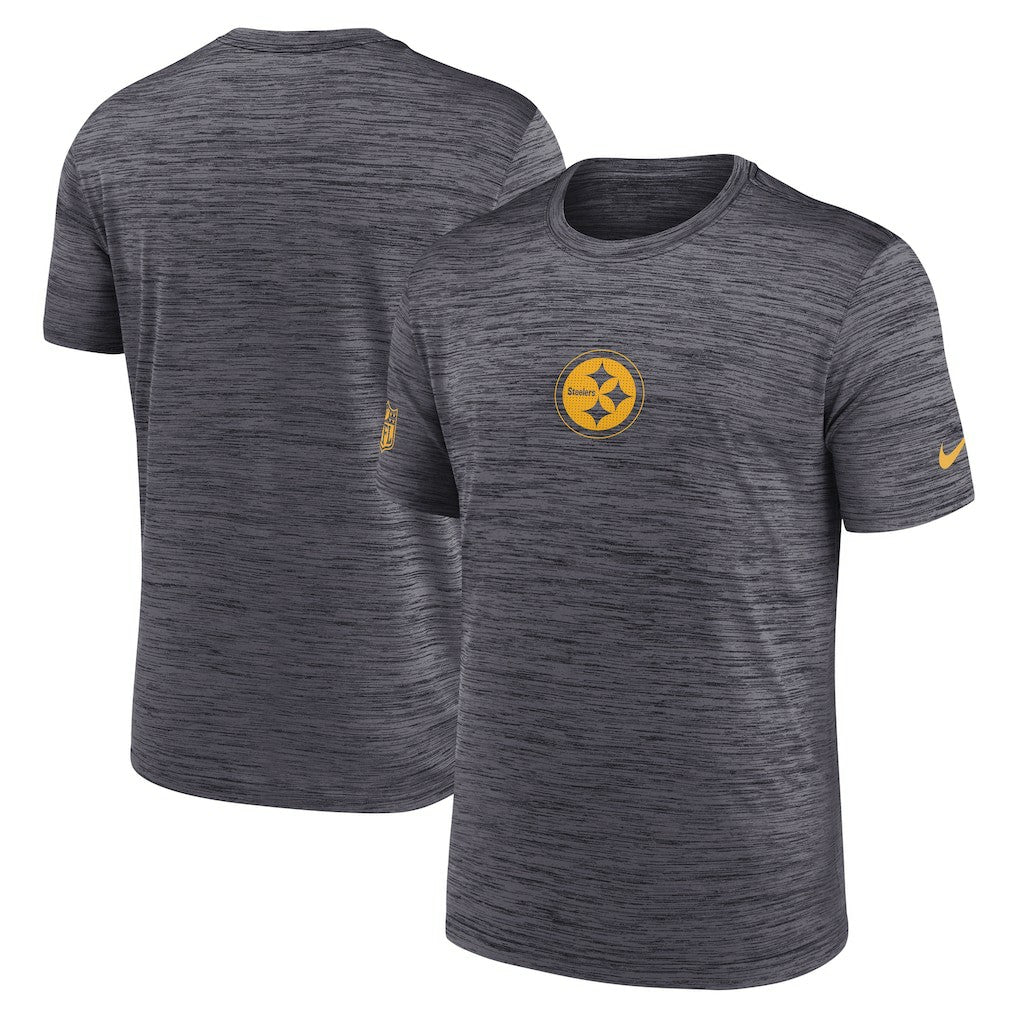 Pittsburgh Steelers Sideline Velocity Dri-FIT T-Shirt - Black - Nike