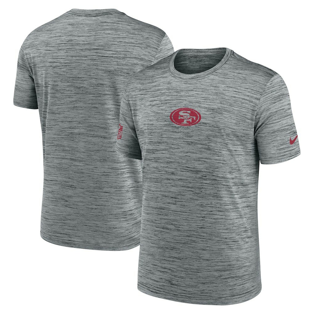 San Francisco 49ers Sideline Velocity Dri-FIT T-Shirt - Gray - Nike