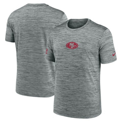 San Francisco 49ers Sideline Velocity Dri-FIT T-Shirt - Gray - Nike