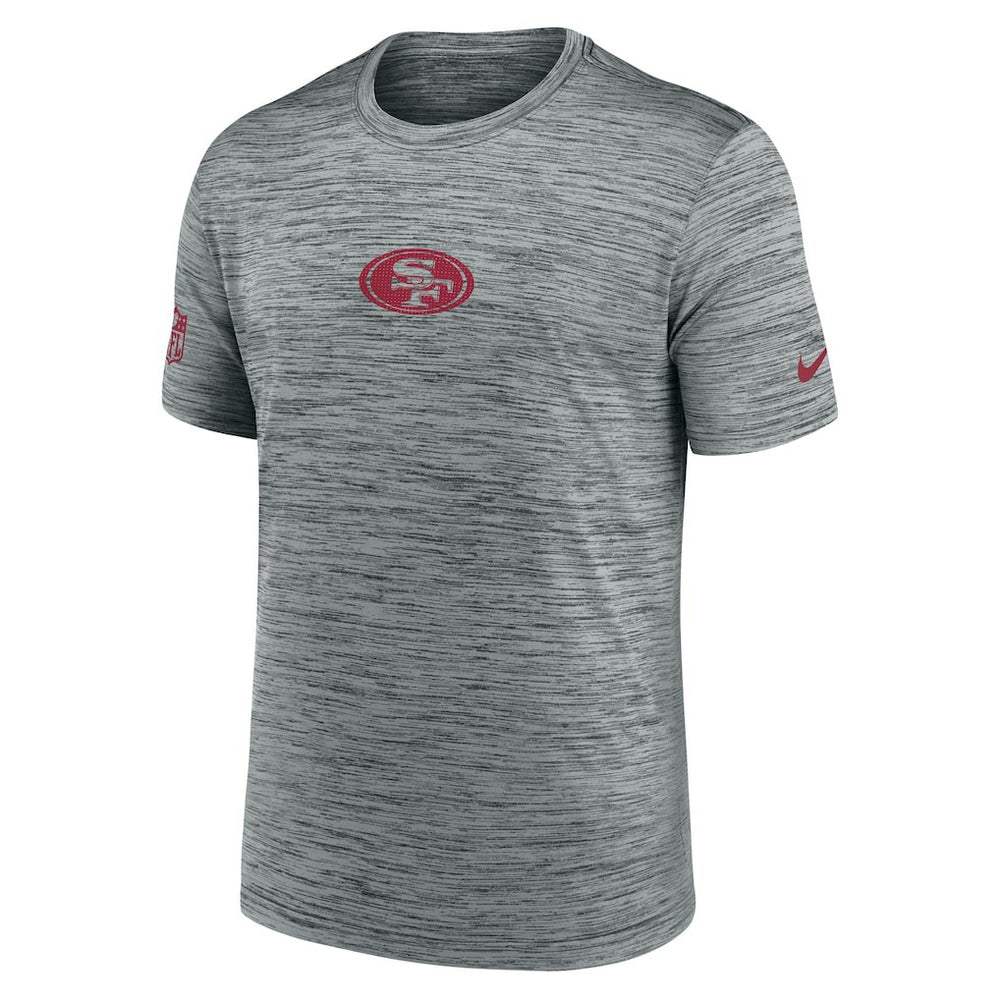 San Francisco 49ers Sideline Velocity Dri-FIT T-Shirt - Gray - Nike