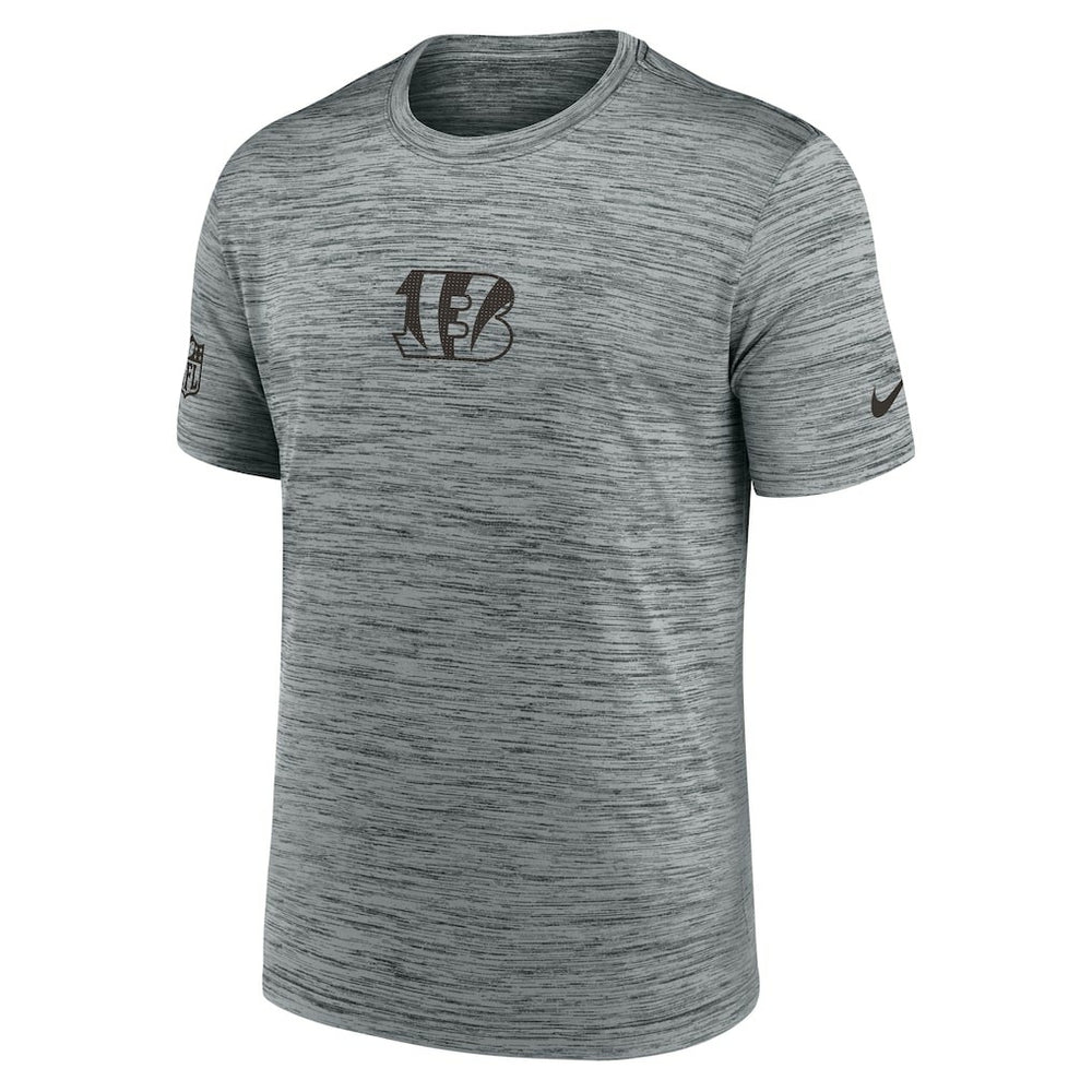 Cincinnati Bengals Sideline Velocity Dri-FIT T-Shirt - Gray - Nike