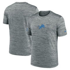 Detroit Lions Sideline Velocity Dri-FIT T-Shirt - Gray - Nike