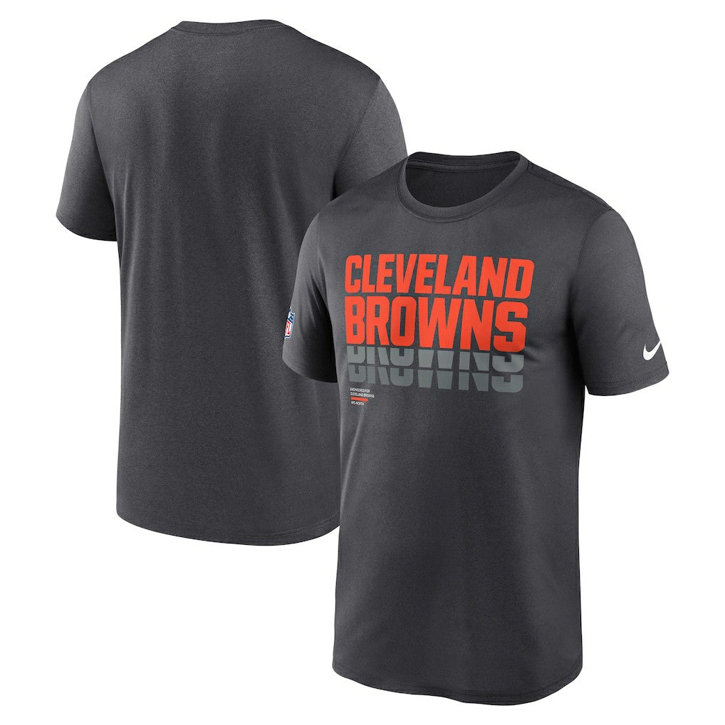 Cleveland Browns Sideline Legend Dri-FIT T-Shirt - Charcoal - Nike