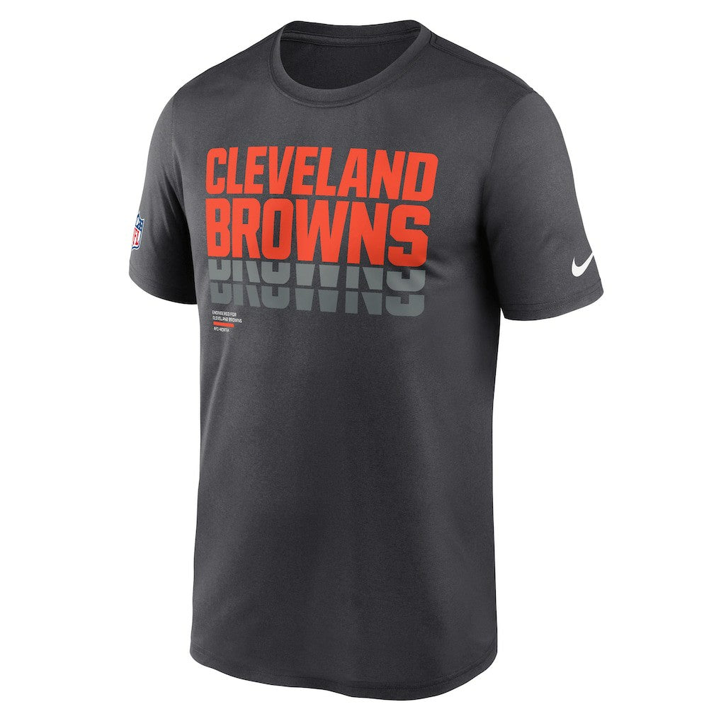 Cleveland Browns Sideline Legend Dri-FIT T-Shirt - Charcoal - Nike
