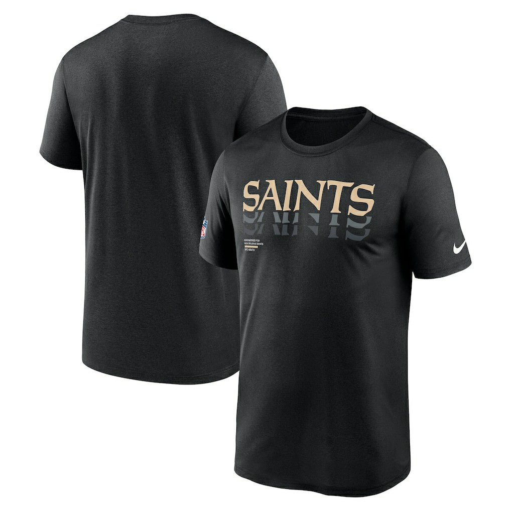 New Orleans Saints Sideline Legend Dri-FIT T-Shirt - Black - Nike