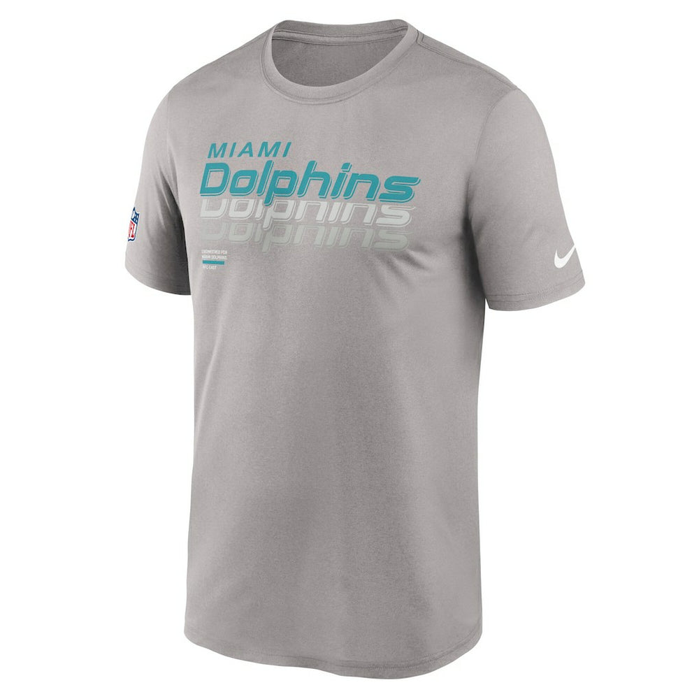 Miami Dolphins Sideline Legend Dri-FIT T-Shirt - Gray - Nike