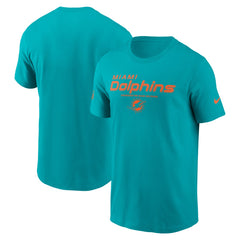 Miami Dolphins Sideline Dri-FIT T-Shirt - Aqua - Nike