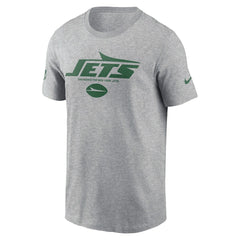 New York Jets Sideline Dri-FIT T-Shirt - Heather Gray - Nike