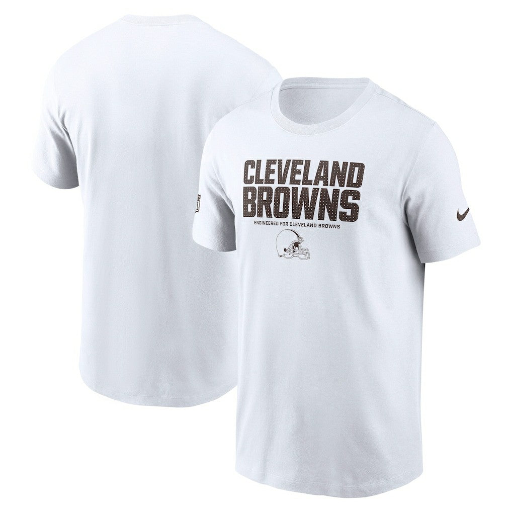 Cleveland Browns Sideline Dri-FIT T-Shirt - White - Nike