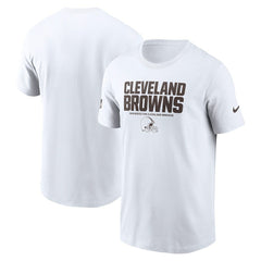 Cleveland Browns Sideline Dri-FIT T-Shirt - White - Nike