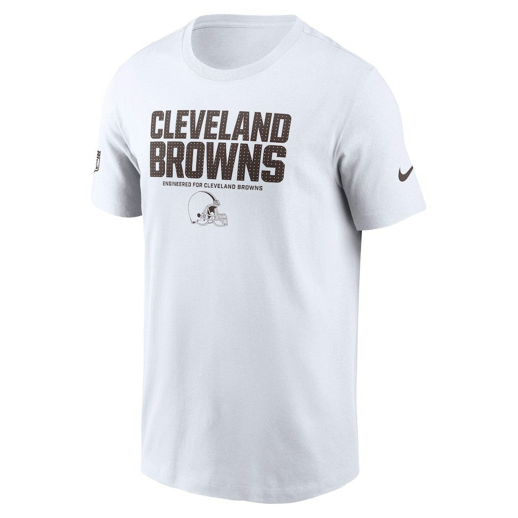 Cleveland Browns Sideline Dri-FIT T-Shirt - White - Nike