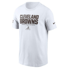 Cleveland Browns Sideline Dri-FIT T-Shirt - White - Nike