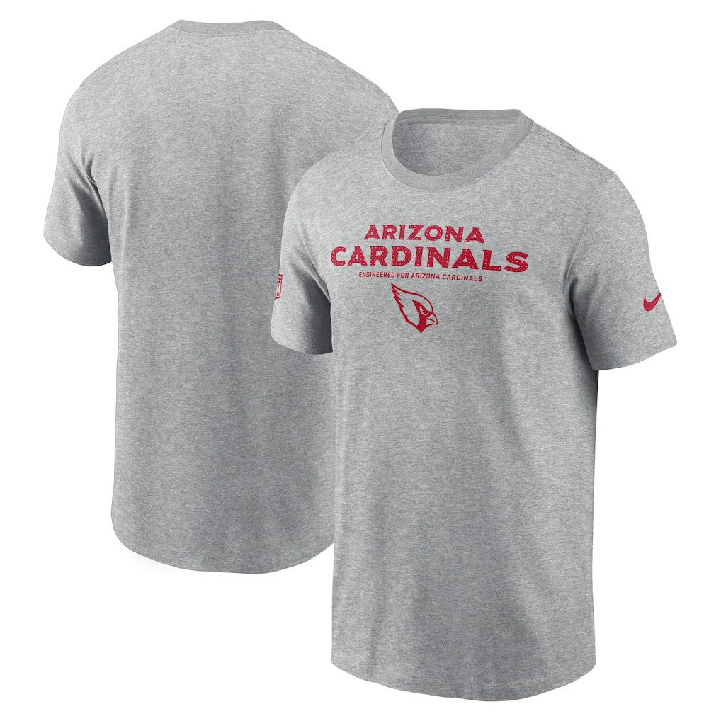 Arizona Cardinals Sideline Dri-FIT T-Shirt - Heather Gray - Nike