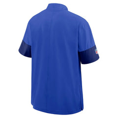 Los Angeles Rams Sideline Short Sleeve Quarter-Zip Dri-FIT Coach Jacket - Royal - Nike