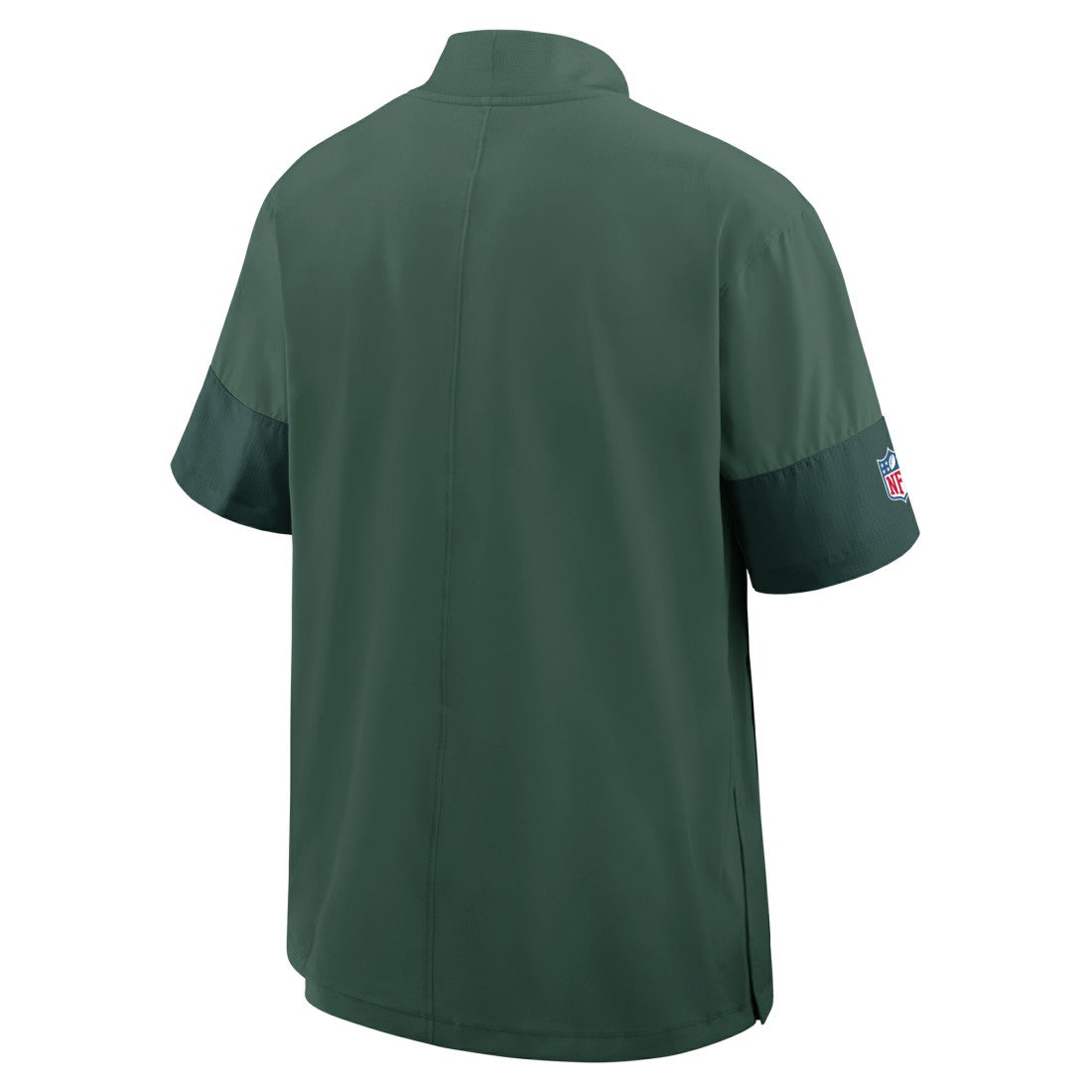 Green Bay Packers Sideline Short Sleeve Quarter-Zip Dri-FIT Coach Jacket - Green - Nike