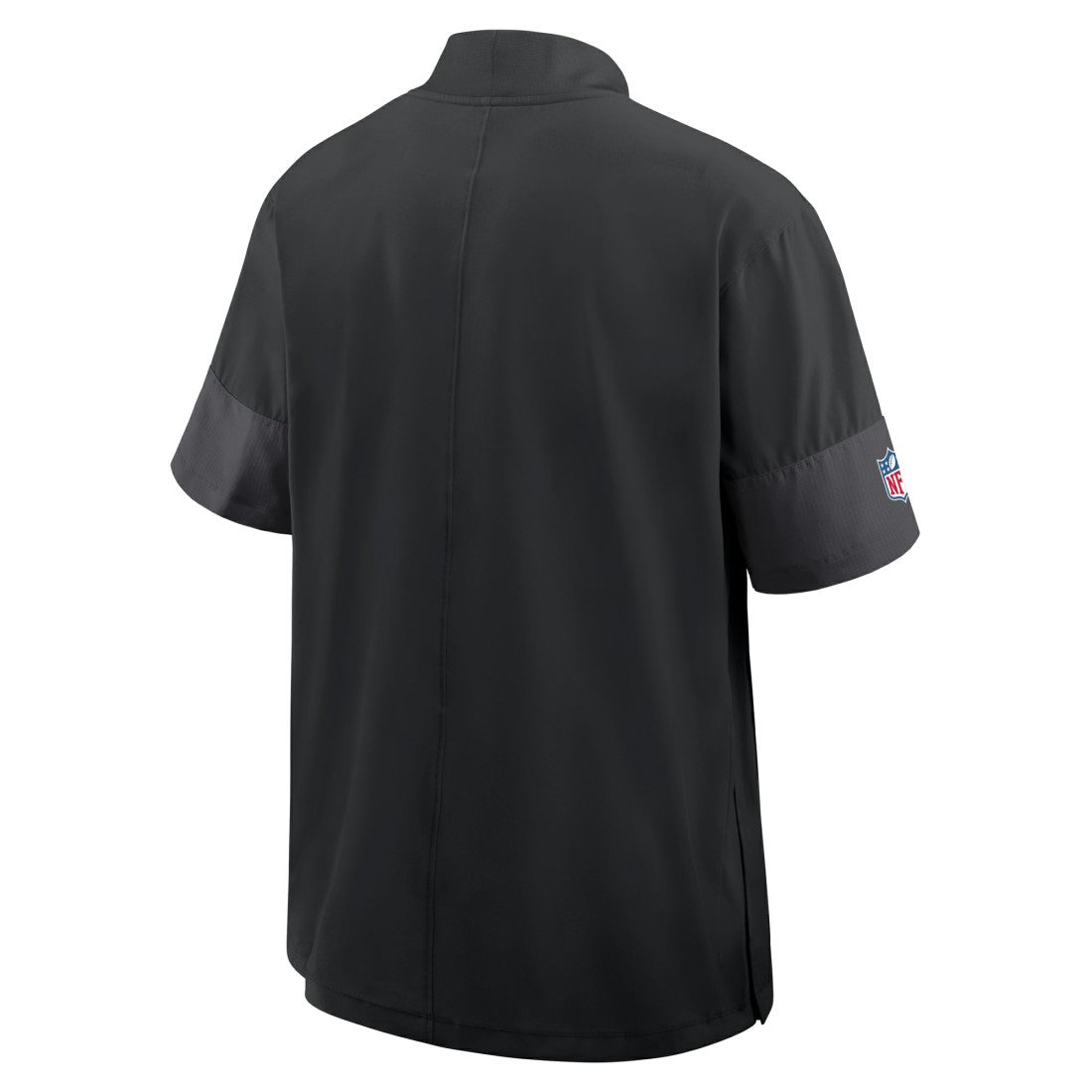 Detroit Lions Sideline Short Sleeve Quarter-Zip Dri-FIT Coach Jacket - Black - Nike