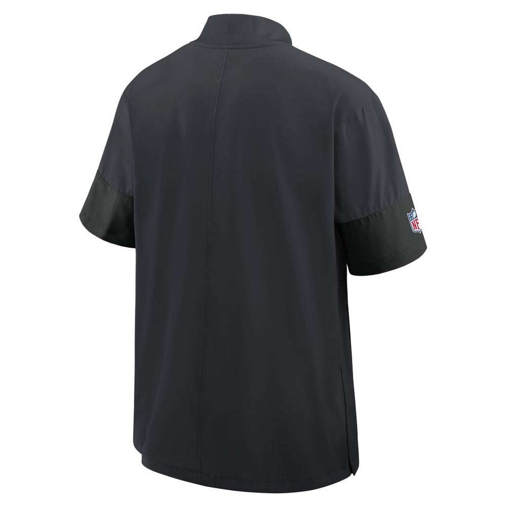 Houston Texans Sideline Short Sleeve Quarter-Zip Dri-FIT Coach Jacket - Navy - Nike