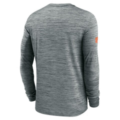 Denver Broncos Sideline Velocity Performance Long Sleeve T-Shirt - Gray - Nike