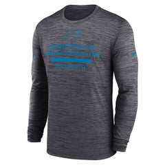 Carolina Panthers Sideline Velocity Performance Long Sleeve T-Shirt - Black - Nike