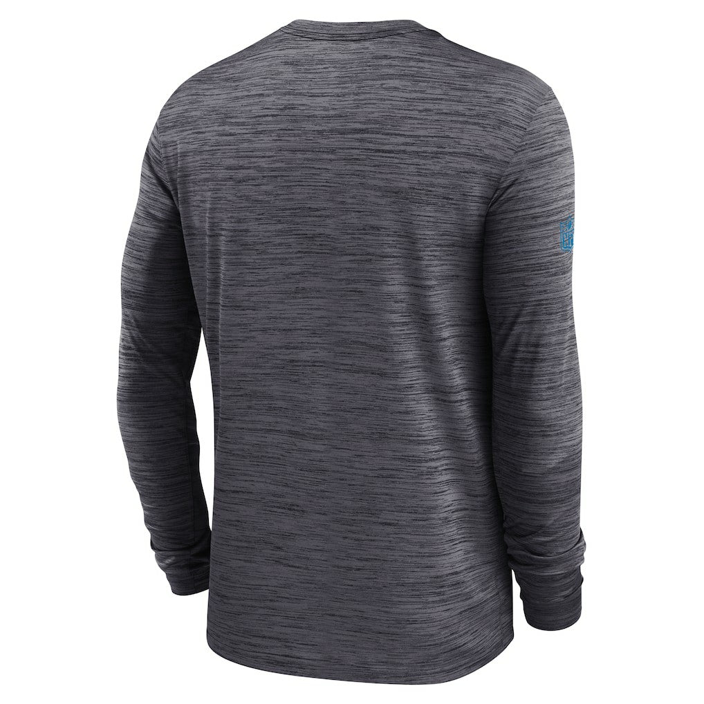Carolina Panthers Sideline Velocity Performance Long Sleeve T-Shirt - Black - Nike