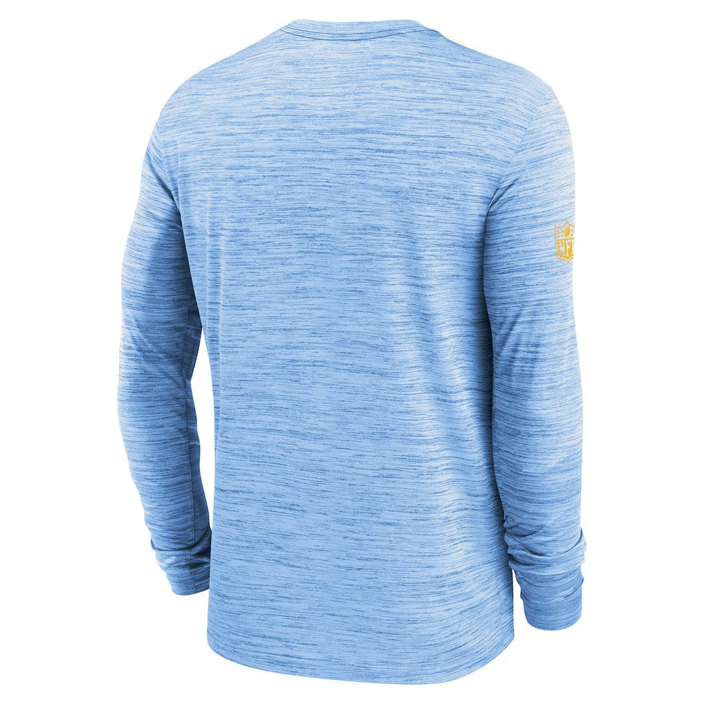 Los Angeles Chargers Sideline Velocity Performance Long Sleeve T-Shirt - Powder Blue - Nike