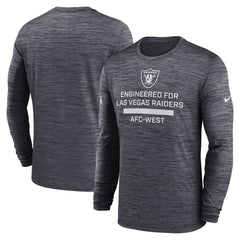 Las Vegas Raiders Sideline Velocity Performance Long Sleeve T-Shirt - Black - Nike