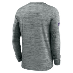 Minnesota Vikings Sideline Velocity Performance Long Sleeve T-Shirt - Gray - Nike