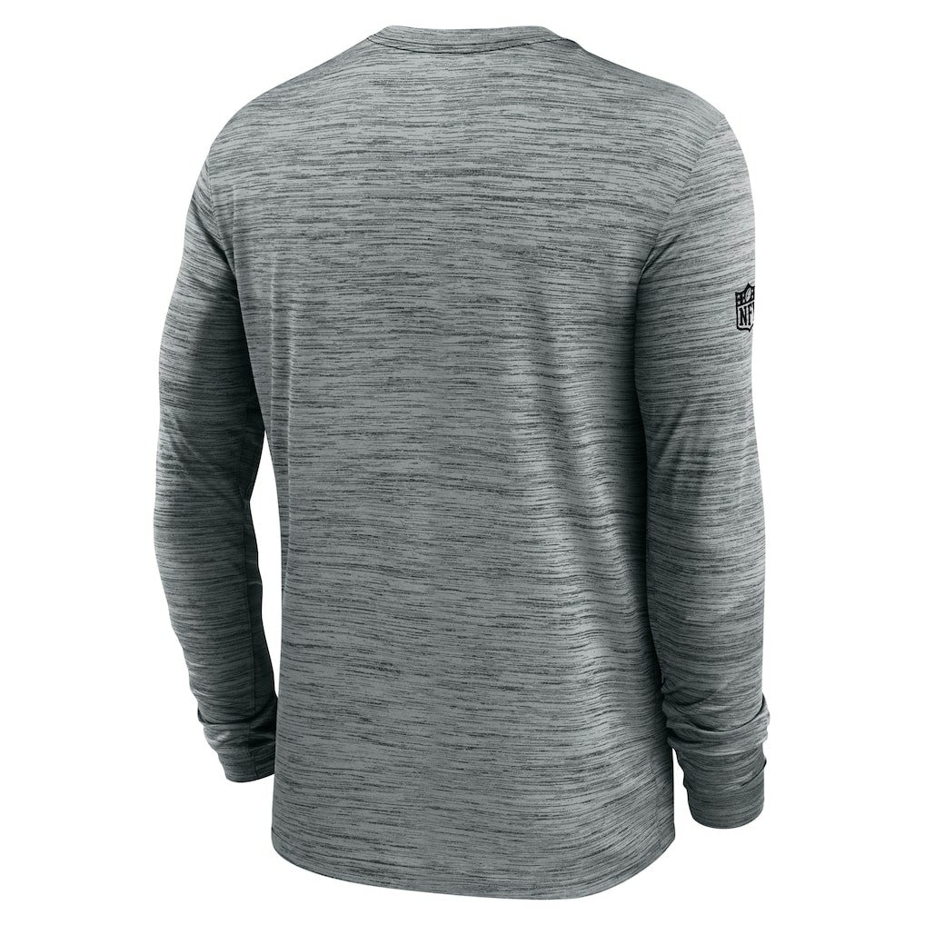 Las Vegas Raiders Sideline Velocity Performance Long Sleeve T-Shirt - Gray - Nike