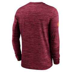 Washington Commanders Sideline Velocity Performance Long Sleeve T-Shirt - Burgundy - Nike