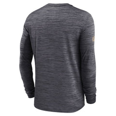 New Orleans Saints Sideline Velocity Performance Long Sleeve T-Shirt - Black - Nike
