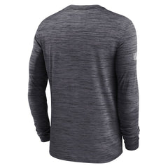 Atlanta Falcons Sideline Velocity Performance Long Sleeve T-Shirt - Charcoal - Nike